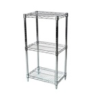 12"d x 34"h Wire Shelving with 3 Shelves