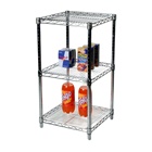 18"d x 34"h Wire Shelving with 3 Shelves