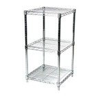 24"d x 34"h Wire Shelving with 3 Shelves