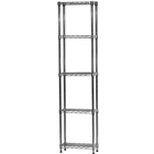 8"d x 18"w Wire Shelving with 5 Shelves