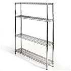 8"d x 42"w Wire Shelving with 4 Shelves