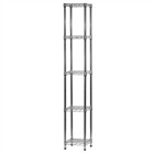 12"d x 12"w Wire Shelving with 5 Shelves