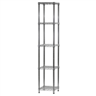 14"d x 14"w Wire Shelving with 5 Shelves