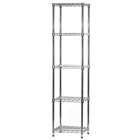14"d x 18"w Wire Shelving with 5 Shelves
