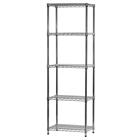 14"d x 24"w Wire Shelving with 5 Shelves