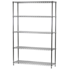 14"d x 48"w Wire Shelving with 5 Shelves