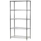 18"d x 36"w Wire Shelving with 5 Shelves
