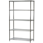 18"d x 42"w Wire Shelving with 5 Shelves