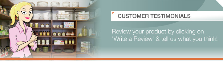 Customer Testimonials, review your product by clicking on 'Write a Review' & tells us what you think!