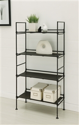 Ebonize 4 Tier Shelf for display