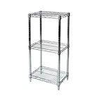 10"d x 34"h Wire Shelving with 3 Shelves