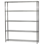 12"d x 60"w Wire Shelving with 5 Shelves