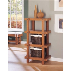 Robust 4 tier shelf and bookcase
