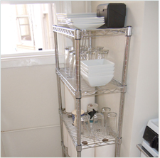 Chrome Wire Shelving