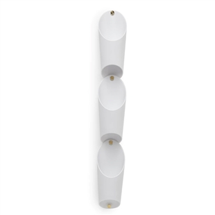 Floralink Wall Vessel - White