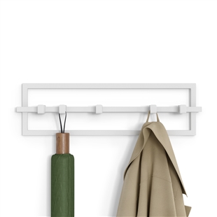 Cubiko 5-Hook Rack - White