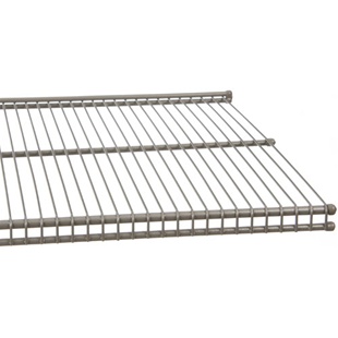 FreedomRail Profile Wire Shelving in white and nickel finish for closets, pantry, office and more.
