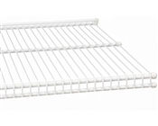 FreedomRail Profile Wire Shelving in a white finish for closets, pantry, office and more.