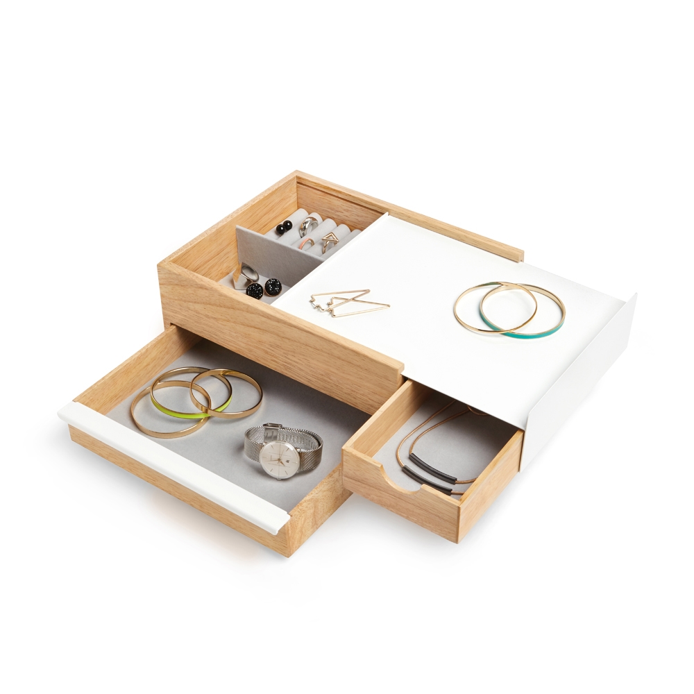 Goed Componeren plastic Umbra Stowit Jewelry Box & Organizer | The Shelving Store