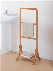 Lohas Bamboo Towel Rack