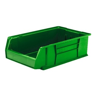 6 Akro Genuine Stacking Bins - 18"d x 11"w x 10"h