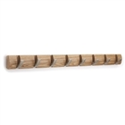 Umbra 8 hook flip coat rack in black, natural, espresso or white