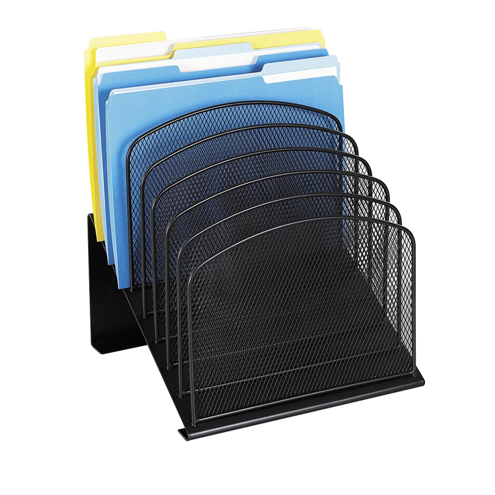 Safco Mesh Desk Organizer Inclined Large The Shelving Store