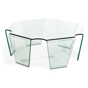 Circuit Coffee Table Clear