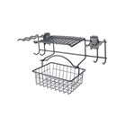 Garden Rack with Basket - Granite