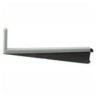 freedomRail Bracket Insert for 16" Ventilated Shelf Bracket in Gray