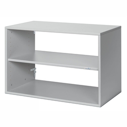 freedomRail one shelf GO box in granite grey