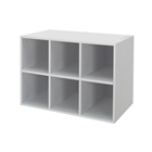freedomRail grey GO-Box Cubby with Backing