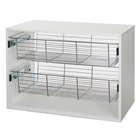 FreedomRail O-Box basket inserts for 1 Shelf Unit