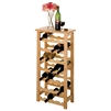 28-Bottle Wine Rack in beech wood