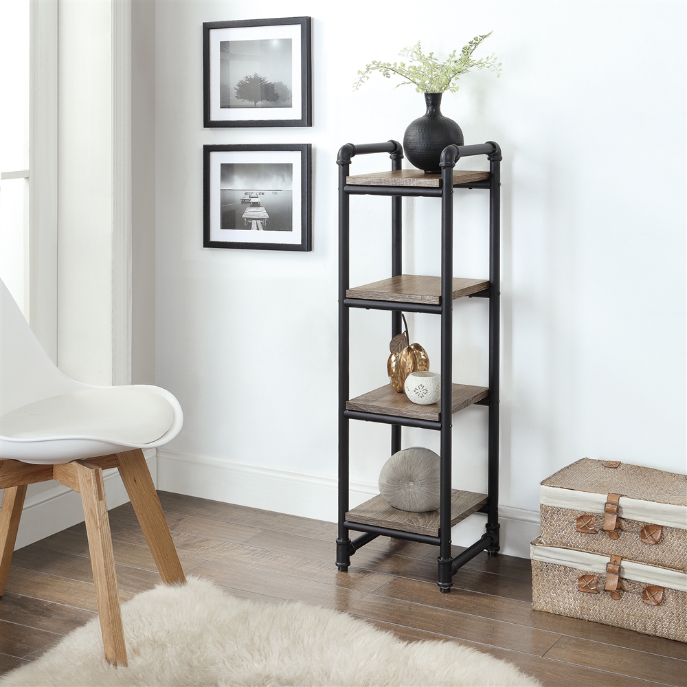 Manchester Industrial 4 Tier Shelf - Organize It All