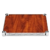 8"d Cherry Wood Grain Wire Shelf Liner