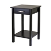 Liso end table is a multipurpose table.