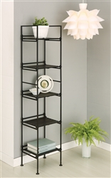 Ebonize 5 Tier square shelf for display