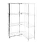 21"d x 30"w Wire Shelving Add-Ons with 4 Shelves