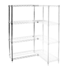 21"d x 42"w Wire Shelving Add-Ons with 4 Shelves