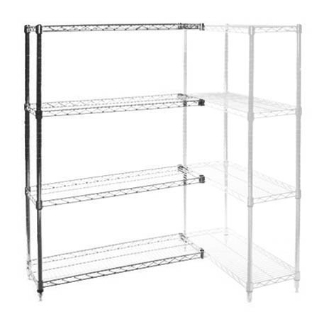 36 D X 72 W Wire Shelving Add Ons With, 72 Wide Wire Shelving