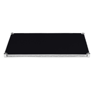 8"d Black Poly Shelf Liners