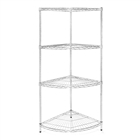 24"d Radius Corner Units with 4 Shelves