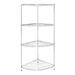 24"d Radius Corner Units with 4 Shelves