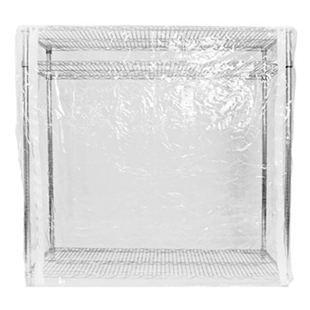 18"d Clear Vinyl Wire Shelving Covers
