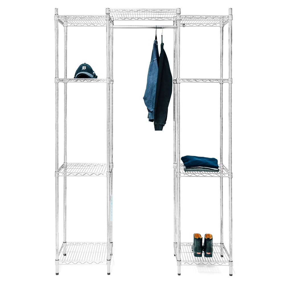 Metal rack closet 2025