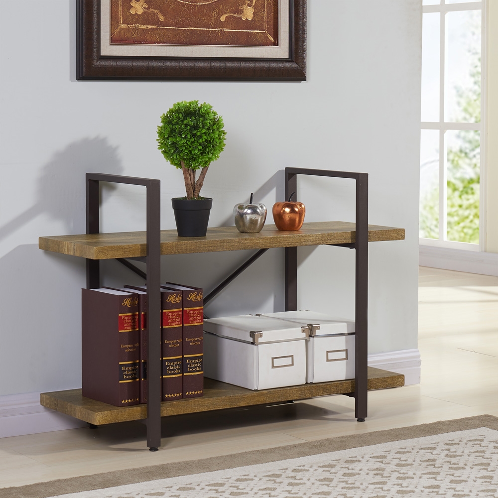 Two Level Rustic Shelving Unit - Danya B.