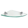 10" Glass Corner Shelf with Jam bracket