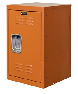 Mini kids locker in orange