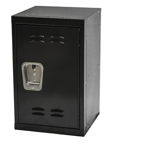 Mini kids locker in black